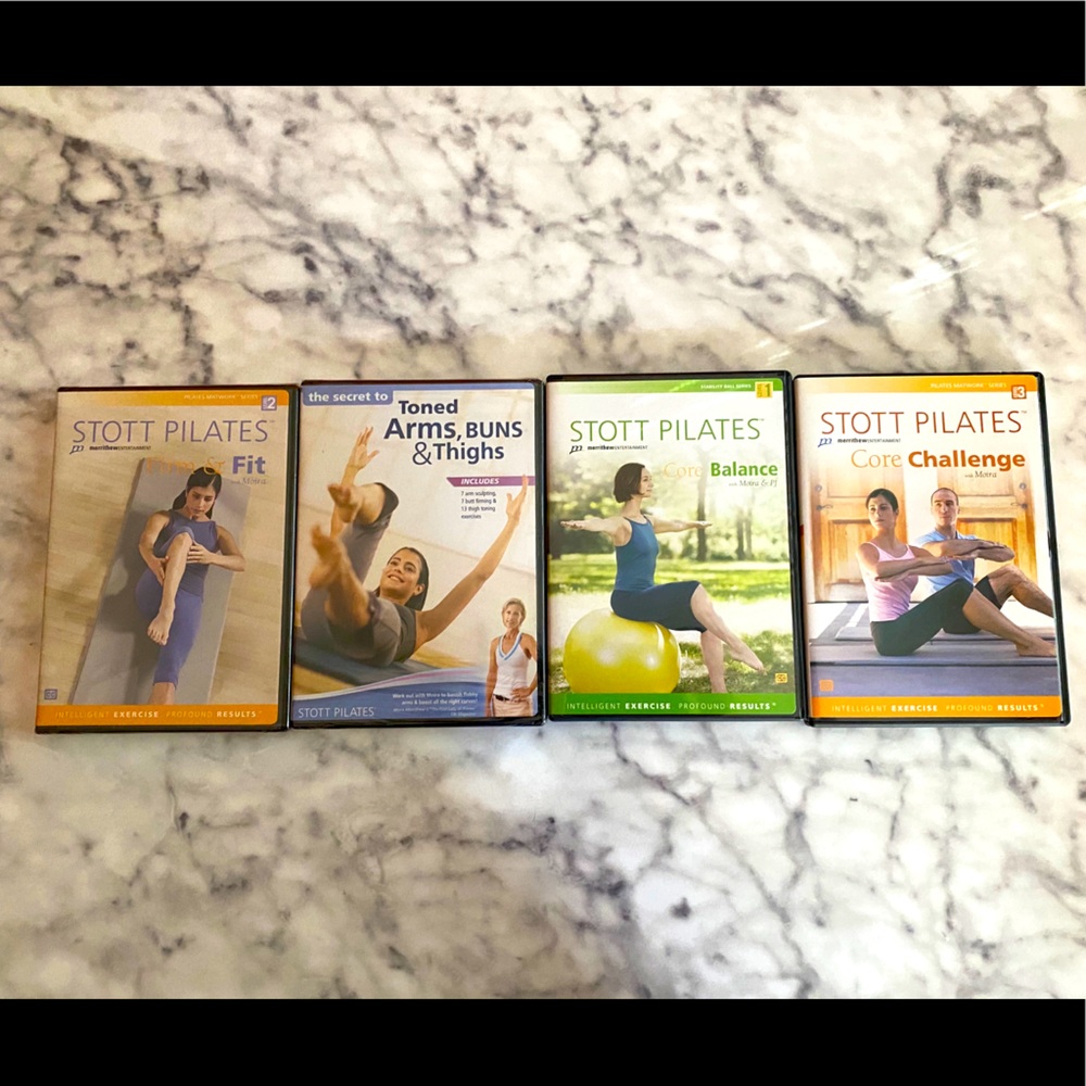 STOTT Pilates DVD’s - Core, Arms, Buns and Thighs